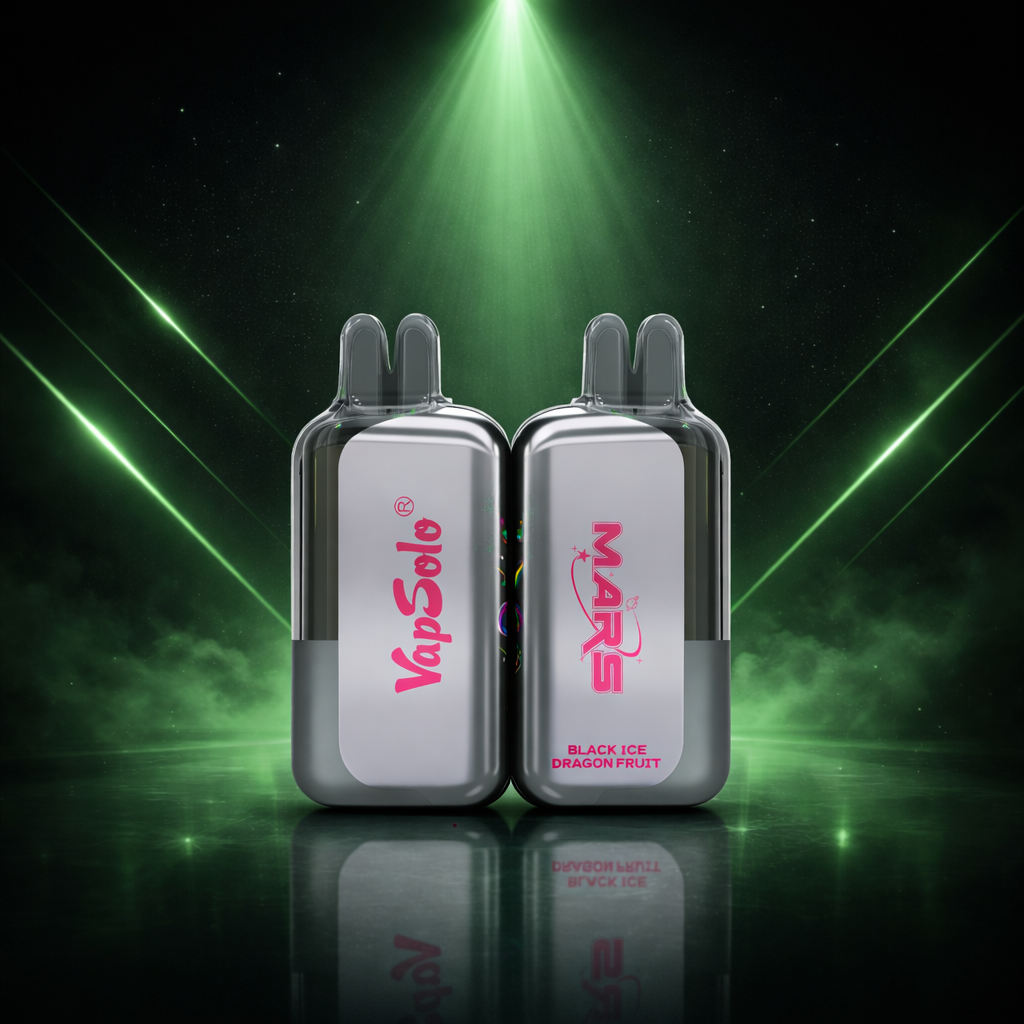 VapSolo Mars 50K Black Ice Dragon Fruit – vaper desechable con 50000 caladas, cigarrillo electrónico desechable con puff frío