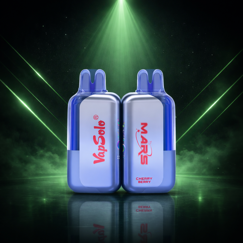 VapSolo Mars 50K Cherry Berry – vaper desechable muchas caladas, sabores vaper de cereza y frutos rojos
