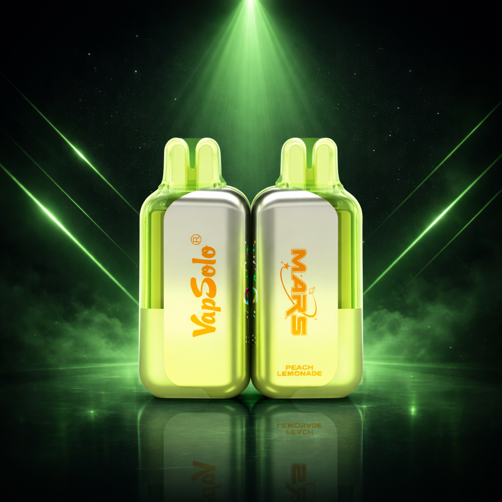 VapSolo Mars 50K Peach Lemonade – cigarrillos electrónicos desechables con 50000 caladas y sabor melocotón y limonada