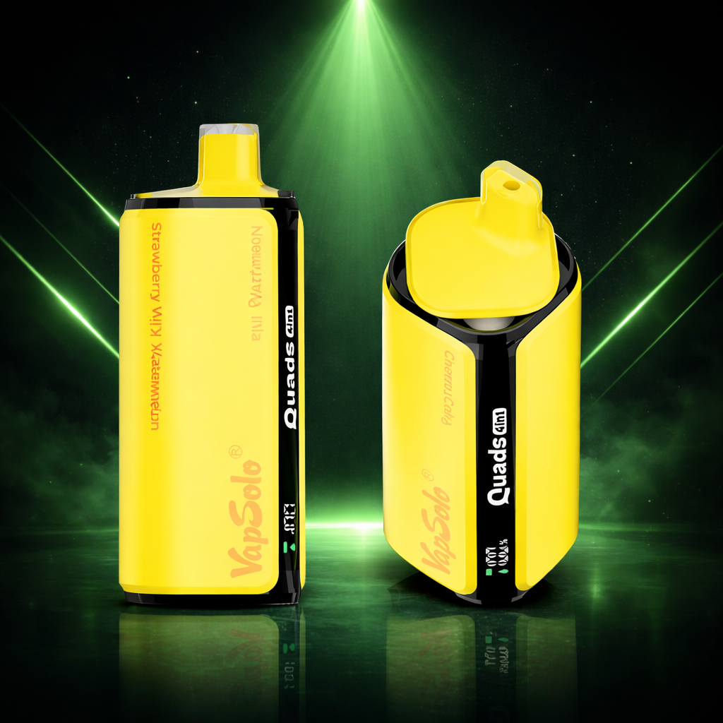 VapSolo Quads 80K Strawberry Watermelon Cherry Cola – vaper desechable 80000 caladas con sabores vaper de fresa y sandía