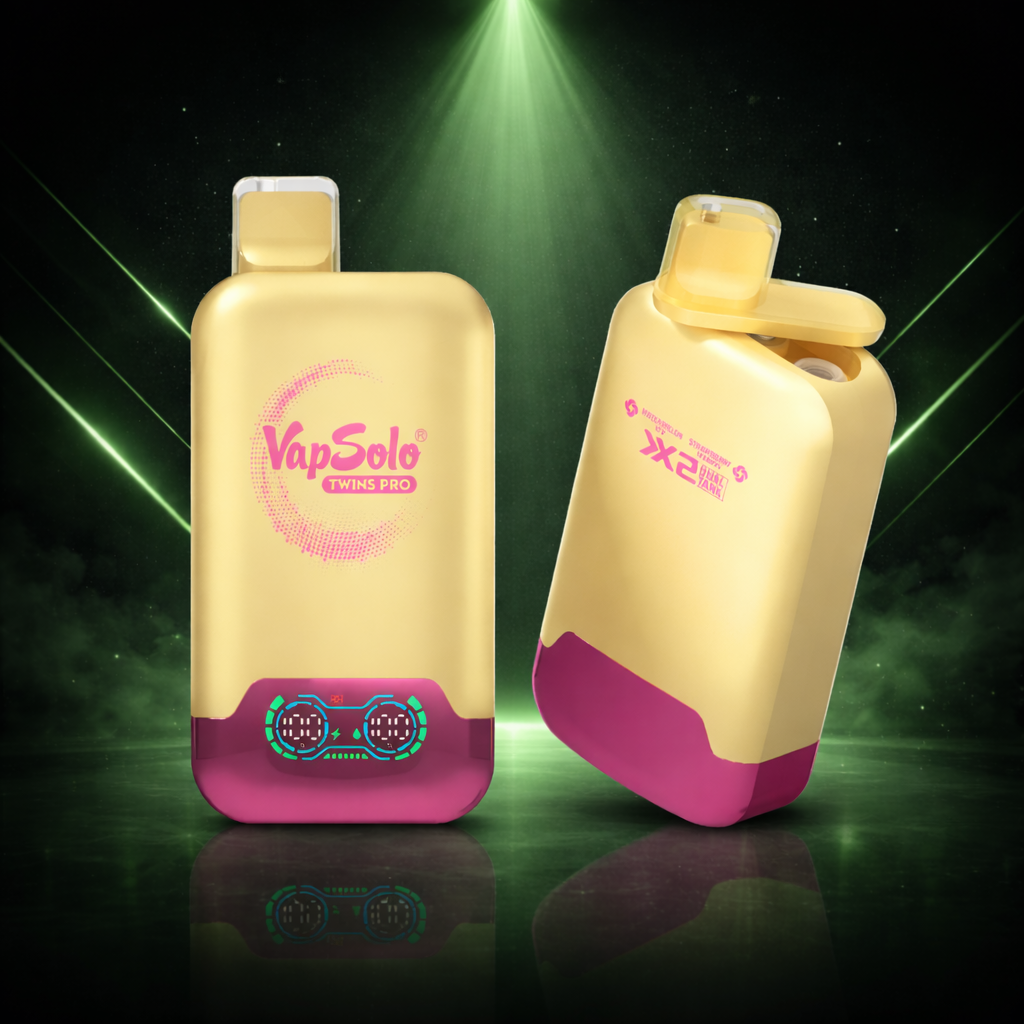 VapSolo Twins Pro 50K Watermelon Ice Strawberry Mango – cigarrillo electrónico desechable 50000 caladas con puff fresco